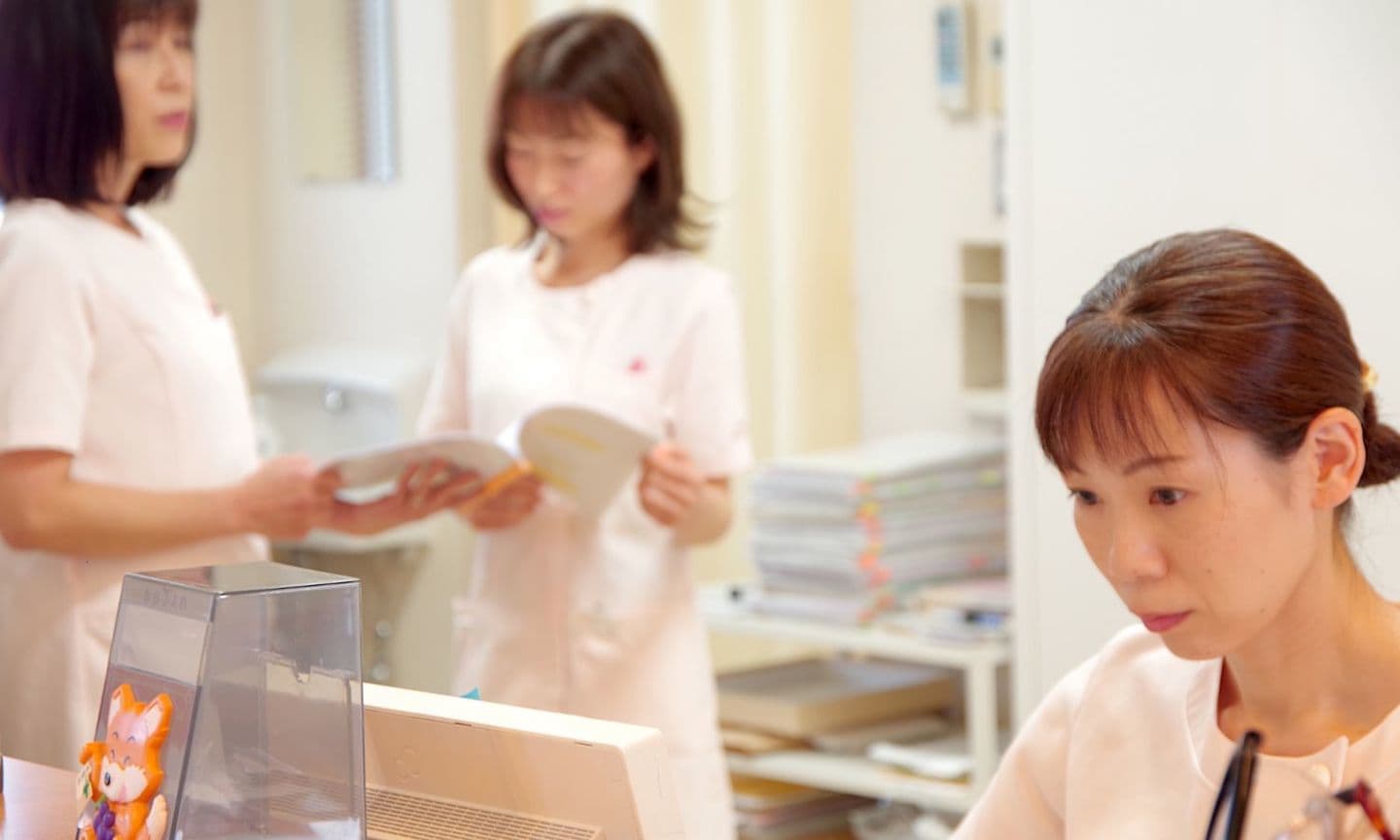 かわらハートクリニック受付