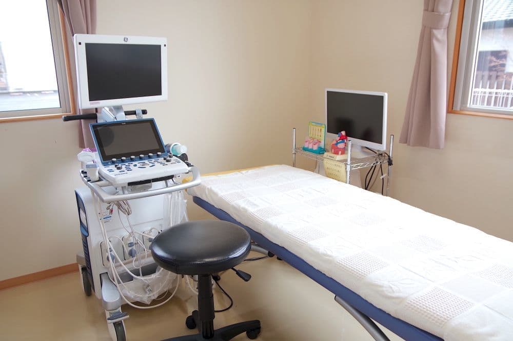 かわらハートクリニック心エコー検査室