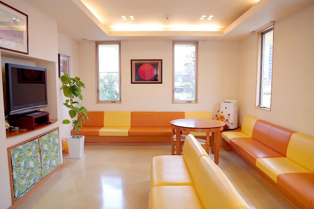 かわらハートクリニック待合室